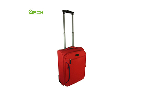 600D de Zachte Opgeruimde Bagage van het polyesterkarretje met Twee Front Pockets