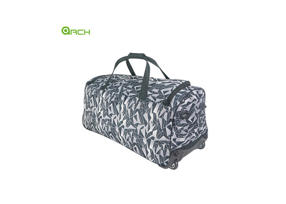 Producent Druk polyester rollend bagagezak met twee voorzakken
