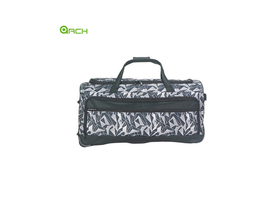 Producent Druk polyester rollend bagagezak met twee voorzakken