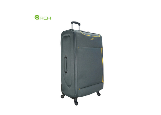 Goedkope spinner wielen Reis trolley zachte kant bagage met twee voorzakken