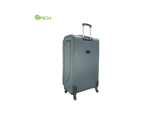 Goedkope spinner wielen Reis trolley zachte kant bagage met twee voorzakken