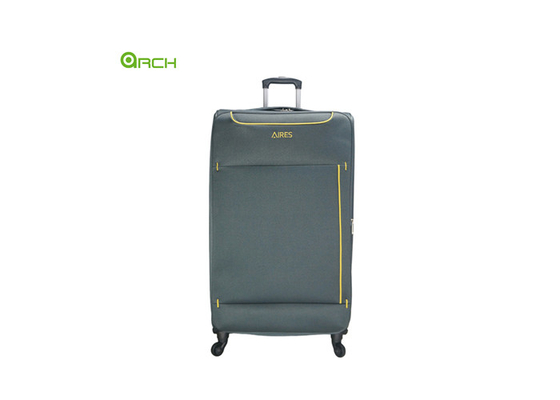 Goedkope spinner wielen Reis trolley zachte kant bagage met twee voorzakken