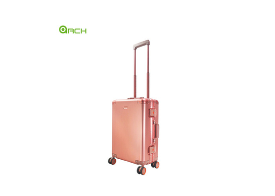 OEM/ODM Aluminium koffer Trolley Reis Hardzijdige bagage met dubbele spinner wielen