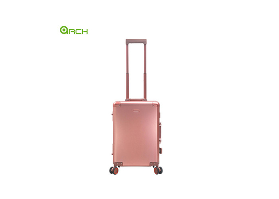 OEM/ODM Aluminium koffer Trolley Reis Hardzijdige bagage met dubbele spinner wielen