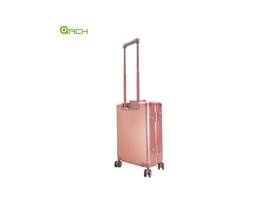 OEM/ODM Aluminium koffer Trolley Reis Hardzijdige bagage met dubbele spinner wielen