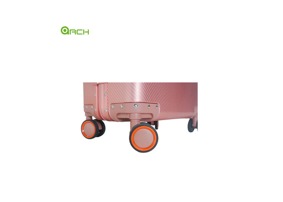 OEM/ODM Aluminium koffer Trolley Reis Hardzijdige bagage met dubbele spinner wielen