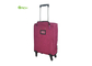 Twee Front Pockets Snowflake polyester Carry On Spinner Luggage
